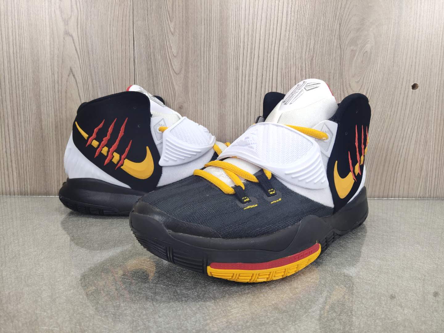 2020 Nike Kyrie Irving 6 Bruce Lee Black Yellow Red White - Click Image to Close